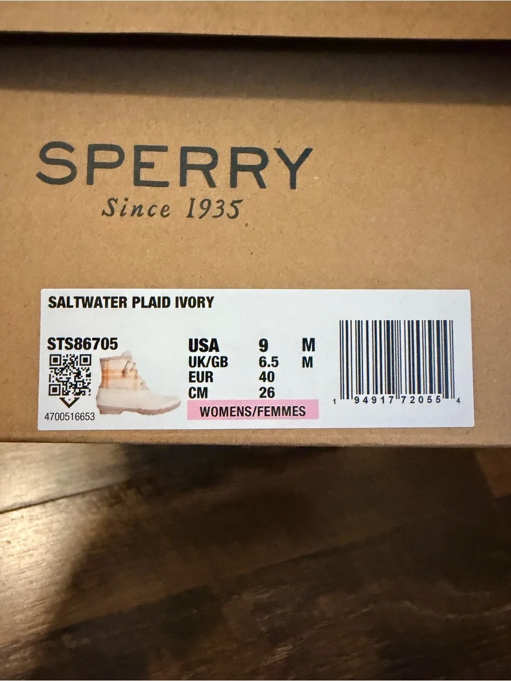 Sperry Yellow Plaid Lace-Up Waterproof Duck Boots